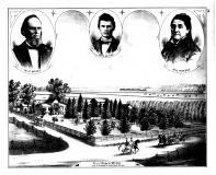 Robert McKee, Wm. H. McKee, Mrs. R. McKee, Tippecanoe County 1878
